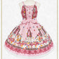 [Pre-order] Pastoral Decoration Palette Apron Jumper Skirt