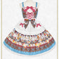 [Pre-order] Pastoral Decoration Palette Apron Jumper Skirt