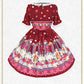 [Pre-order] Pastoral Decoration Palette One piece Dress