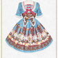 [Pre-order] Pastoral Decoration Palette One piece Dress