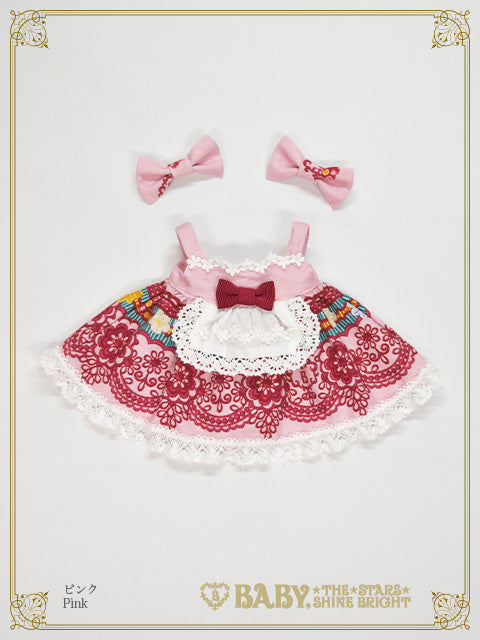 【予約】Pastoral Decoration Palette柄くみゃちゃんジャンパースカート