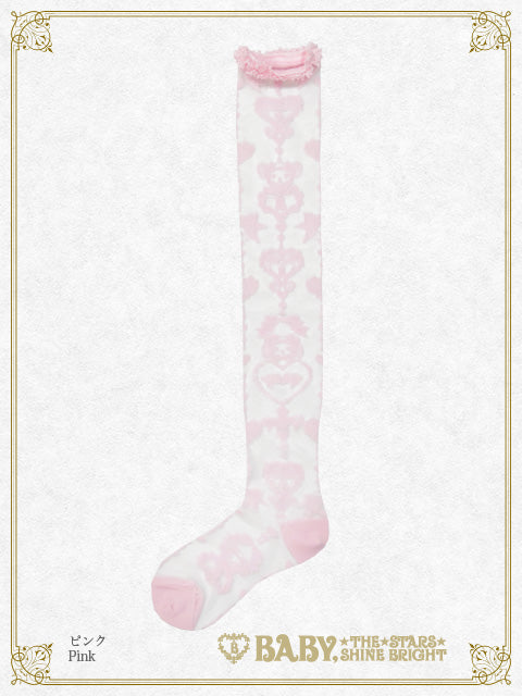 Special Gift of Heart Kumya’s see-through over knee socks