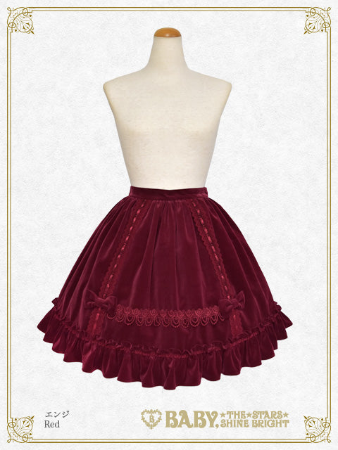 Velveteen Rose Lace Skirt