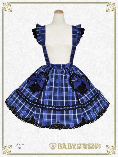 [Pre-order] Sweet Wing Tartan Check Skirt