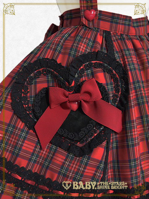 [Pre-order] Sweet Wing Tartan Check Skirt