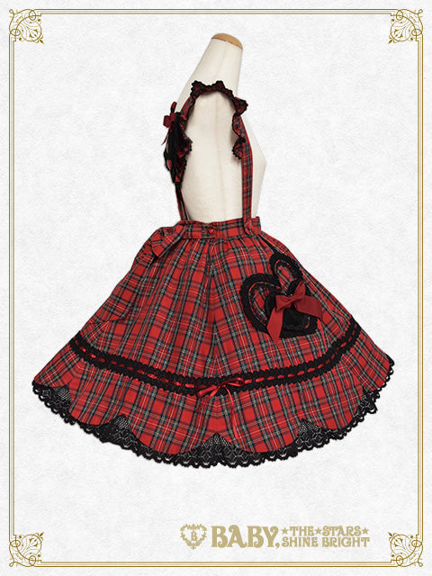 [Pre-order] Sweet Wing Tartan Check Skirt