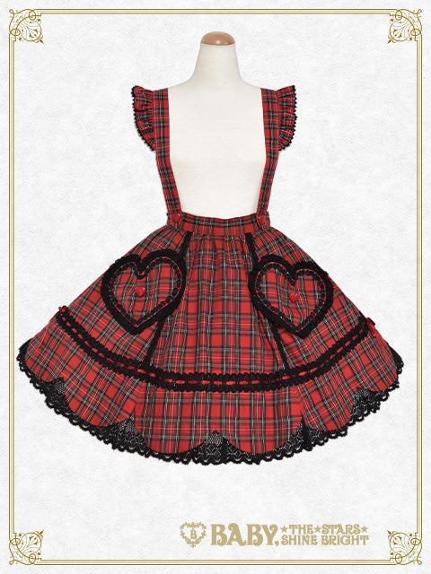 [Pre-order] Sweet Wing Tartan Check Skirt