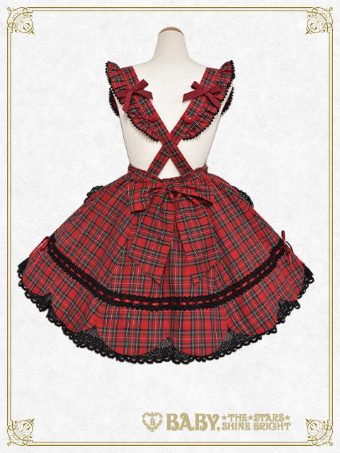 [Pre-order] Sweet Wing Tartan Check Skirt