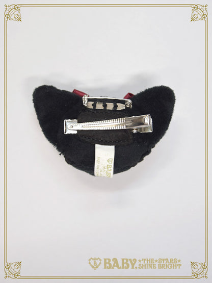 ねこくみゃちゃんクリップブローチ