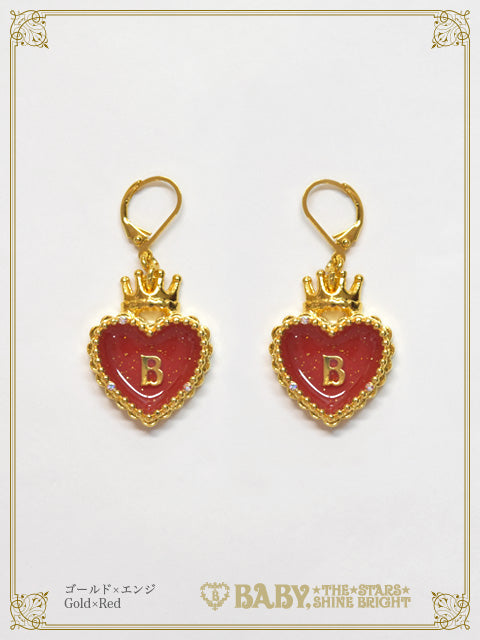HEART TRUMP Pierced earring