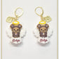[Pre-order] Christmas Angel Kumya Pierced Earrings