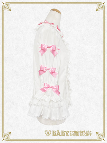 Creamy sweet macaron blouse