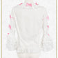 Creamy sweet macaron blouse