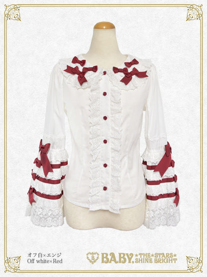 Le ruban à trois couchesブラウス