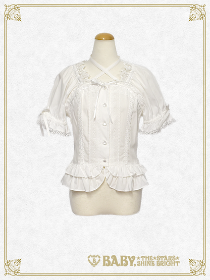 姫袖後ろシャーリングブラウス – BABY, THE STARS SHINE BRIGHT 姫袖後ろシャーリングブラウス – BABY, THE STARS SHINE BRIGHT