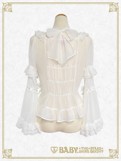 Cinderella シャーリングシフォンブラウス シフォンプリンセスドレスブラウス – BABY, THE STARS SHINE BRIGHT
