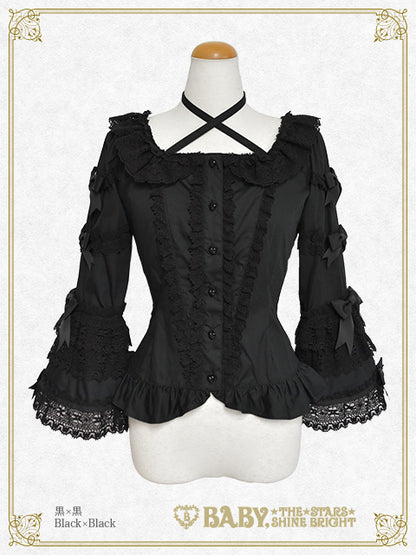 Cutie♡Whipped cream parfait blouse