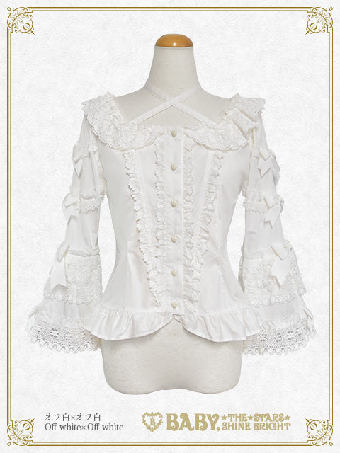 Cutie♡Whipped cream parfait blouse