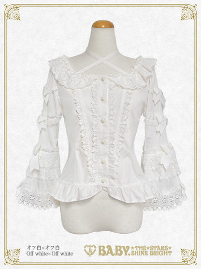 Cutie♡Whipped cream parfait blouse