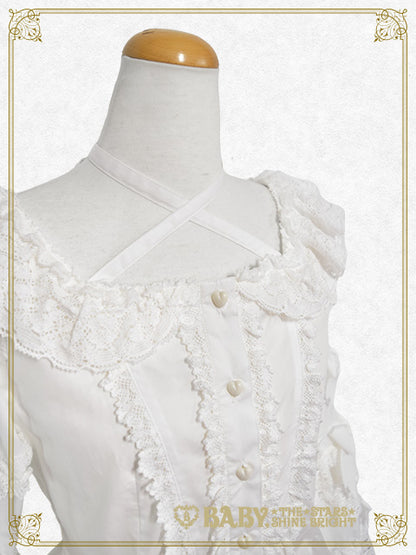 Cutie♡Whipped cream parfait blouse