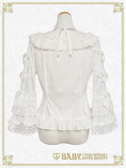 Cutie♡Whipped cream parfait blouse