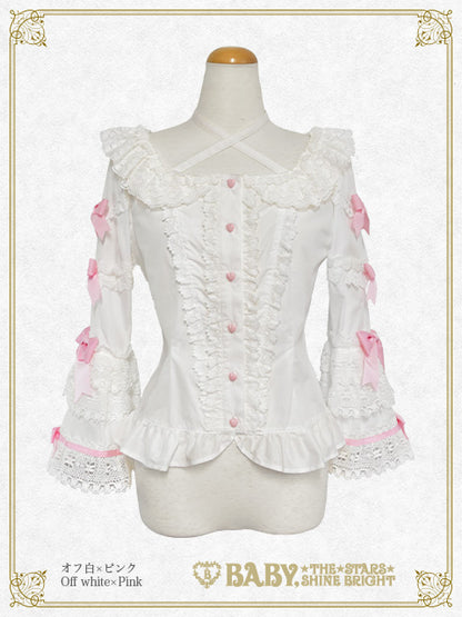 Cutie♡Whipped cream parfait blouse