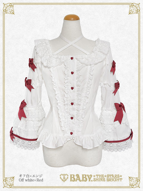 Cutie♡Whipped cream parfait blouse