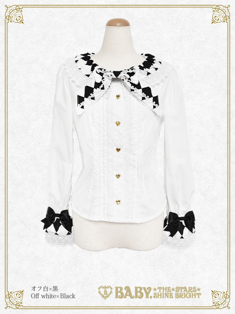 Queen of Hearts♥ Bunny ear blouse