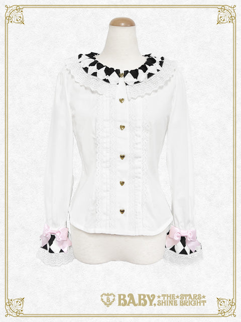 Queen of Hearts♥ Bunny ear blouse