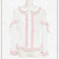 Fluffy Gingham Heart Blouse