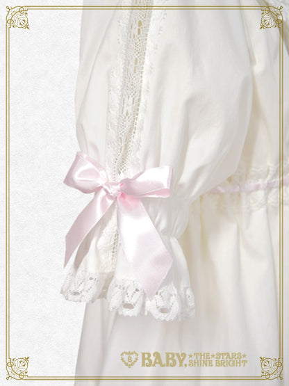 Bunny ear half sleeve baby doll blouse