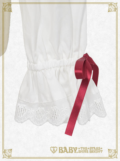 [Pre-order] Swinging Strawberry Garden Long Sleeve Blouse