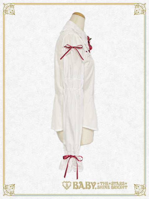 [Pre-order] Swinging Strawberry Garden Long Sleeve Blouse