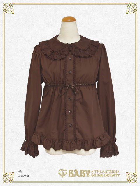 【予約】くまくみゃちゃんベビードールブラウス