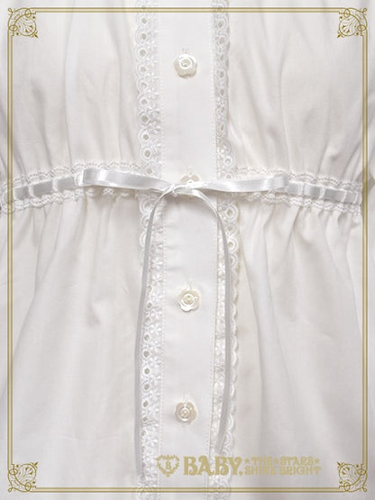 【予約】くまくみゃちゃんベビードールブラウス