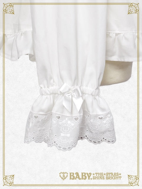 【予約】くまくみゃちゃんベビードールブラウス