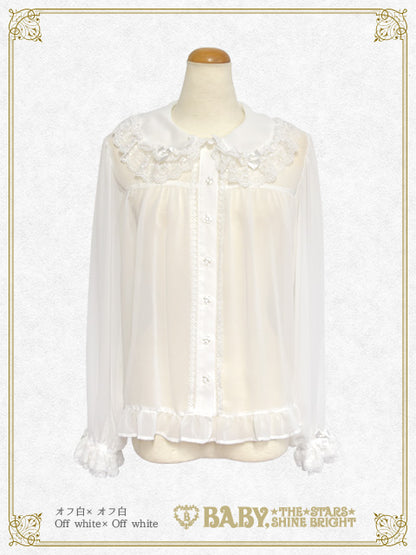 【予約】くまくみゃちゃんのふわふわブラウス