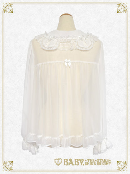 くまくみゃちゃんのふわふわブラウス