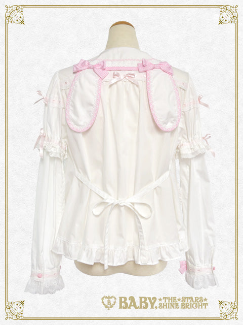 【予約】Alice Meets the White Rabbitブラウス