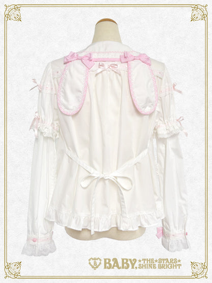 【予約】Alice Meets the White Rabbitブラウス