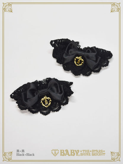 Satin Ribbon Torchon Lace Cuffs