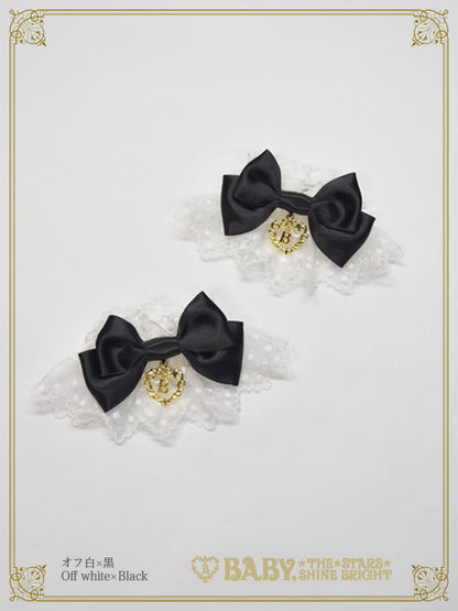 Satin ribbon tulle lace sleeves