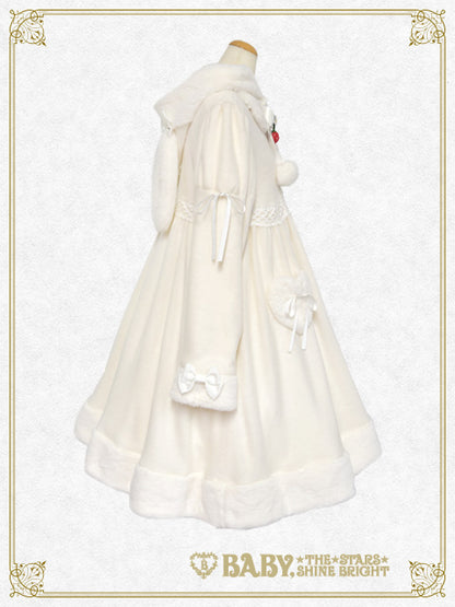 ゆらゆらいちごのうさみみコートワンピース