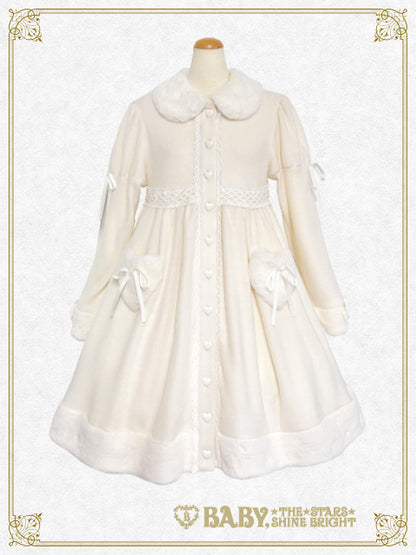 ゆらゆらいちごのうさみみコートワンピース