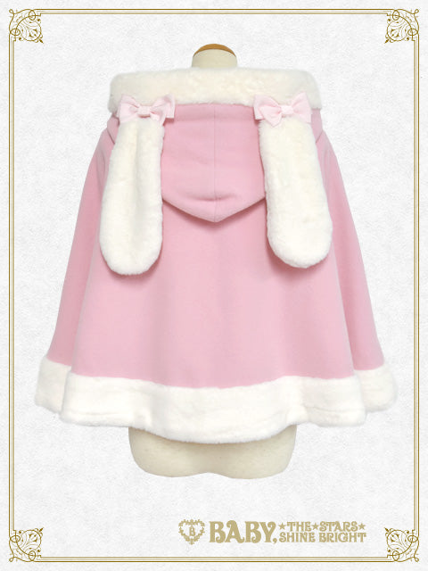 ゆらゆらいちごのうさみみファーケープ