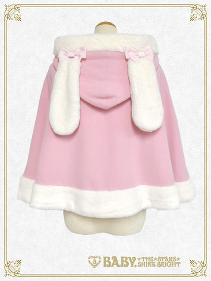 ゆらゆらいちごのうさみみファーケープ