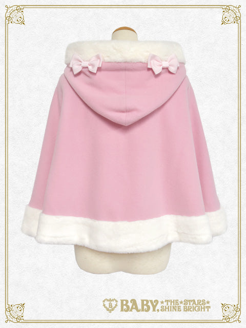 ゆらゆらいちごのうさみみファーケープ