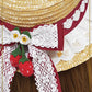 [Pre-order] Juicy Strawberry Memory Boater Hat