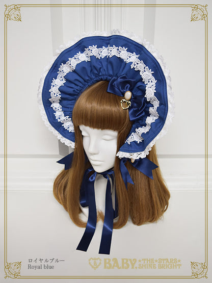 Rose Lace Rococo Bonnet