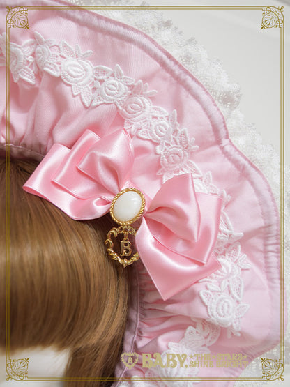 Rose Lace Rococo Bonnet